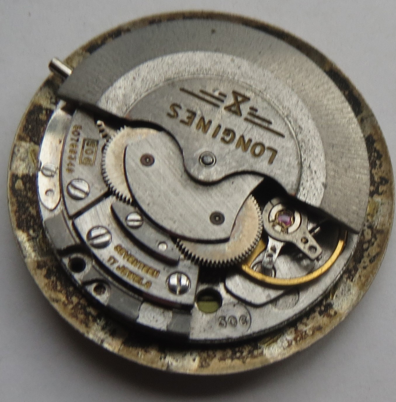 Longines Admiral automatic date mens wristwatch movement & dial cal. 506