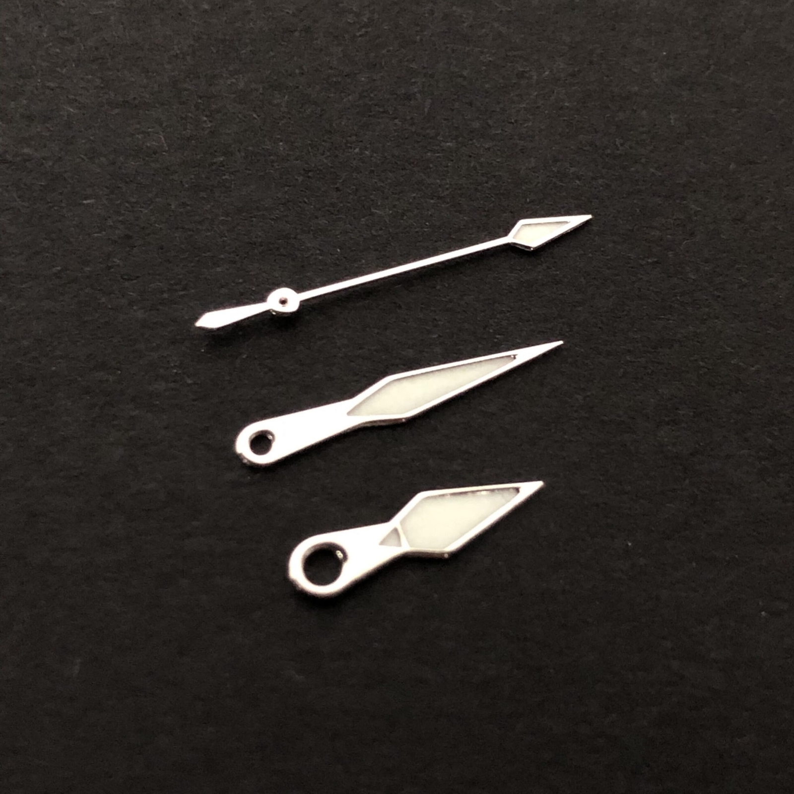 Kunai Style Watch Hand Set – Silver – CT838