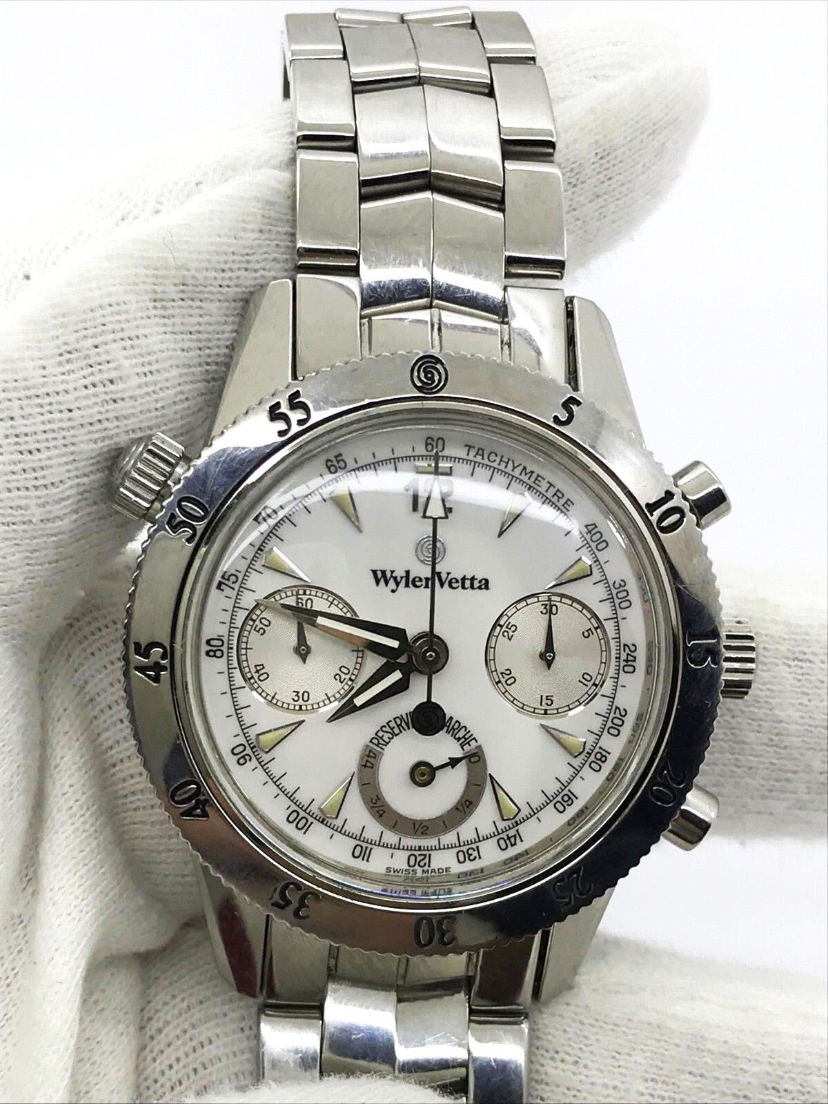 Wyler Vetta Trafalgar Crono Incaflex Reserve de marche Swiss Made.