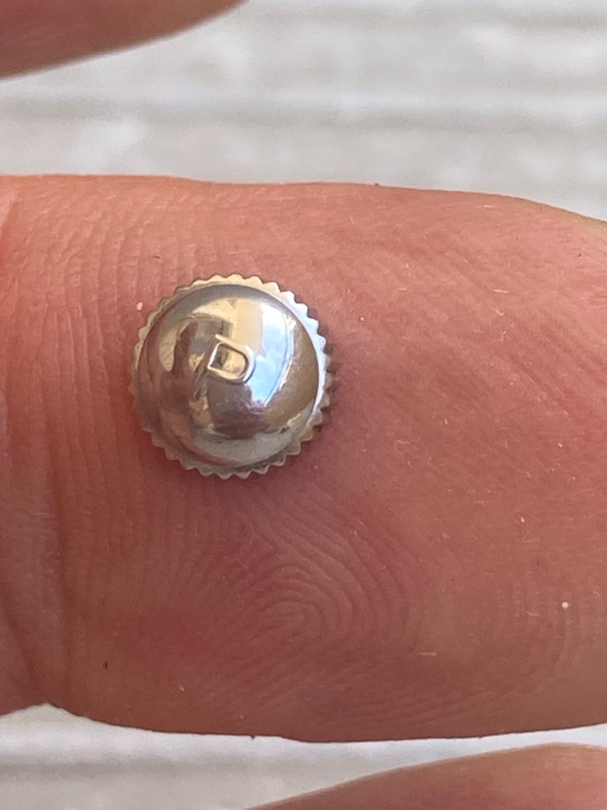 Philip Watch Caribbean 1000 Screw Down Crown Approx 7mm First Logo VERY RARE