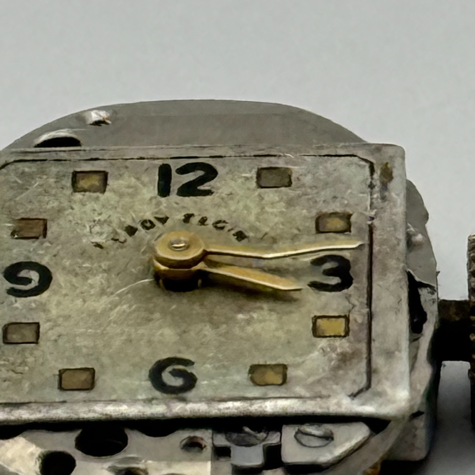 Lady Elgin 650 Watch Movement 19 Jewels U.S.A. Manual Wind Parts Repair 12.7mm