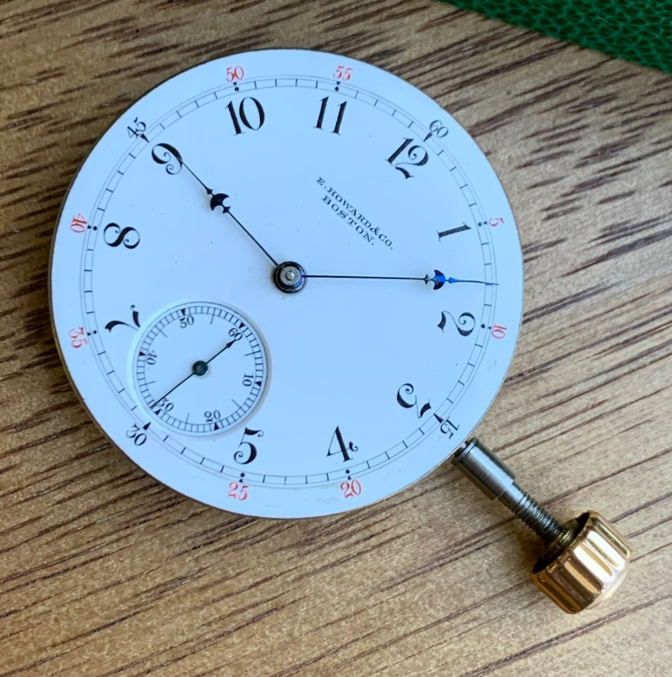 1889 E. Howard & Co. No. 4 N-Size Hunting Case Pocket Watch Movement Repair