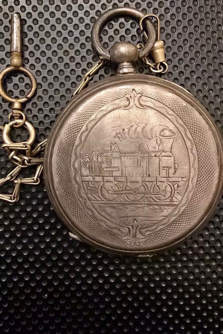 RARE ANTIQUE VACHERON POCKET watch Circa 1800 Geneve TRAIN ENGRAVED