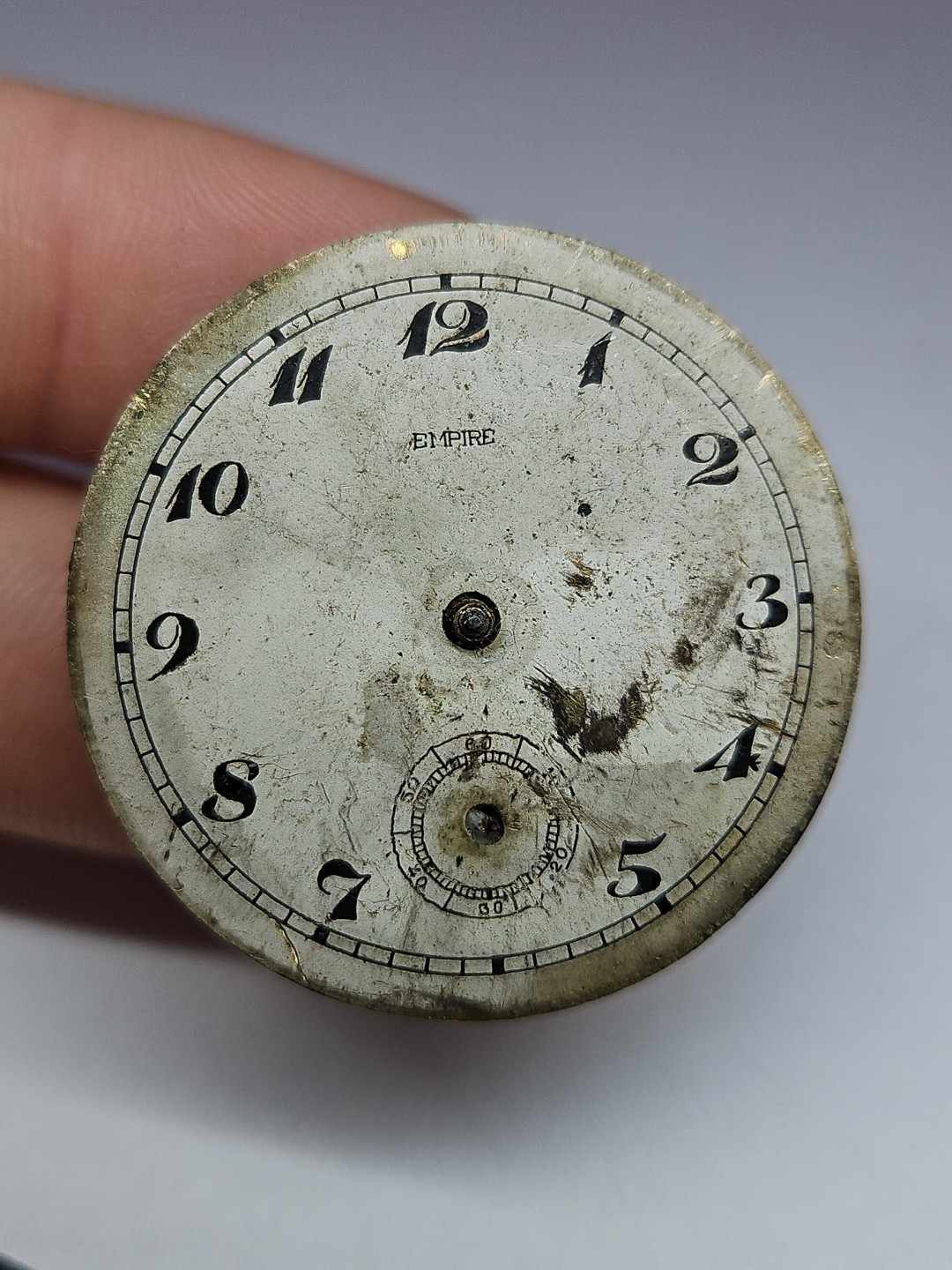 Antique Empire Pocket Watch Movement 36.55mm – Parts/Repair (R2)