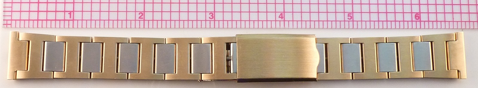 Vintage Stainless Steel & R.G.P. JB Champion Wristwatch Bracelet.