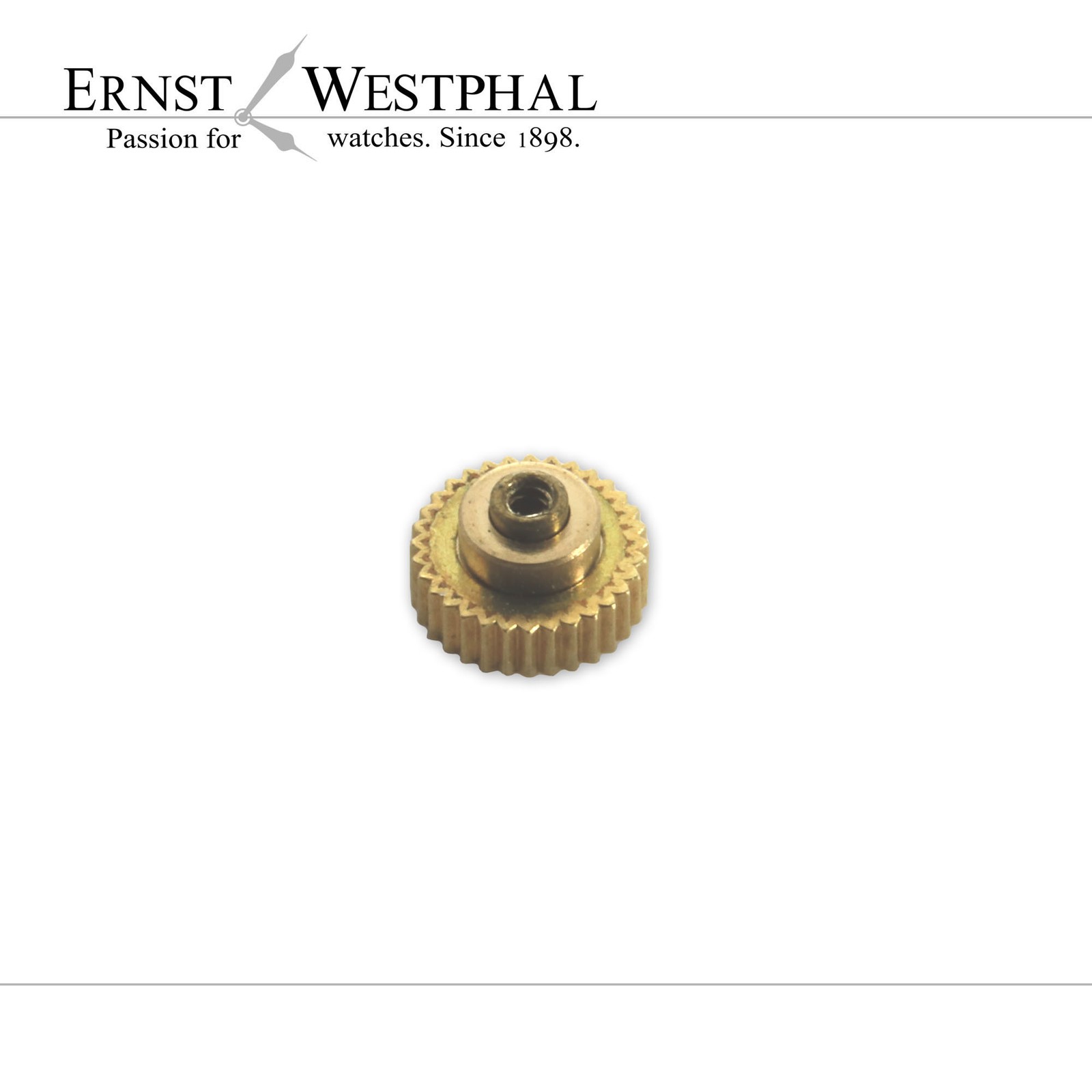 Original Omega crown 4.20 x 1.50 mm, yellow – 22026NA