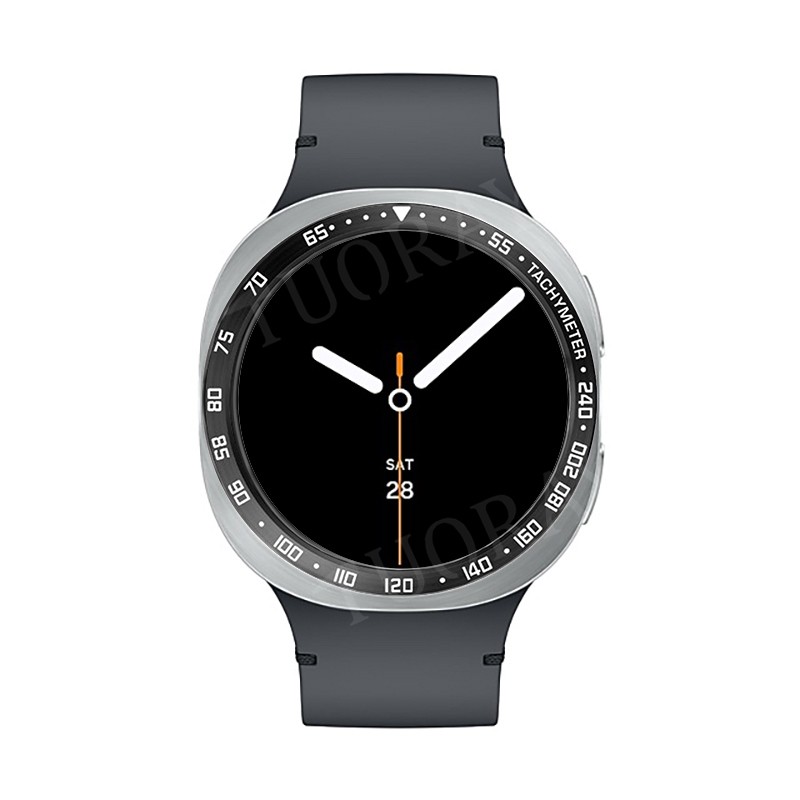 For Samsung Galaxy Watch 8/8Classic 46/44/40mm Bezel Ring Metal Watch Cover Case