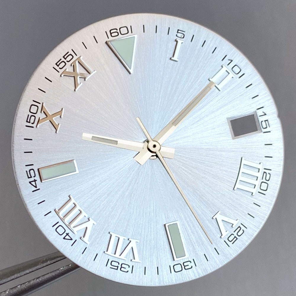 29mm Retro Watch Dial Date Roman Marks Fit NH35 Miyota8215 DG2813 ETA2824 PT5000
