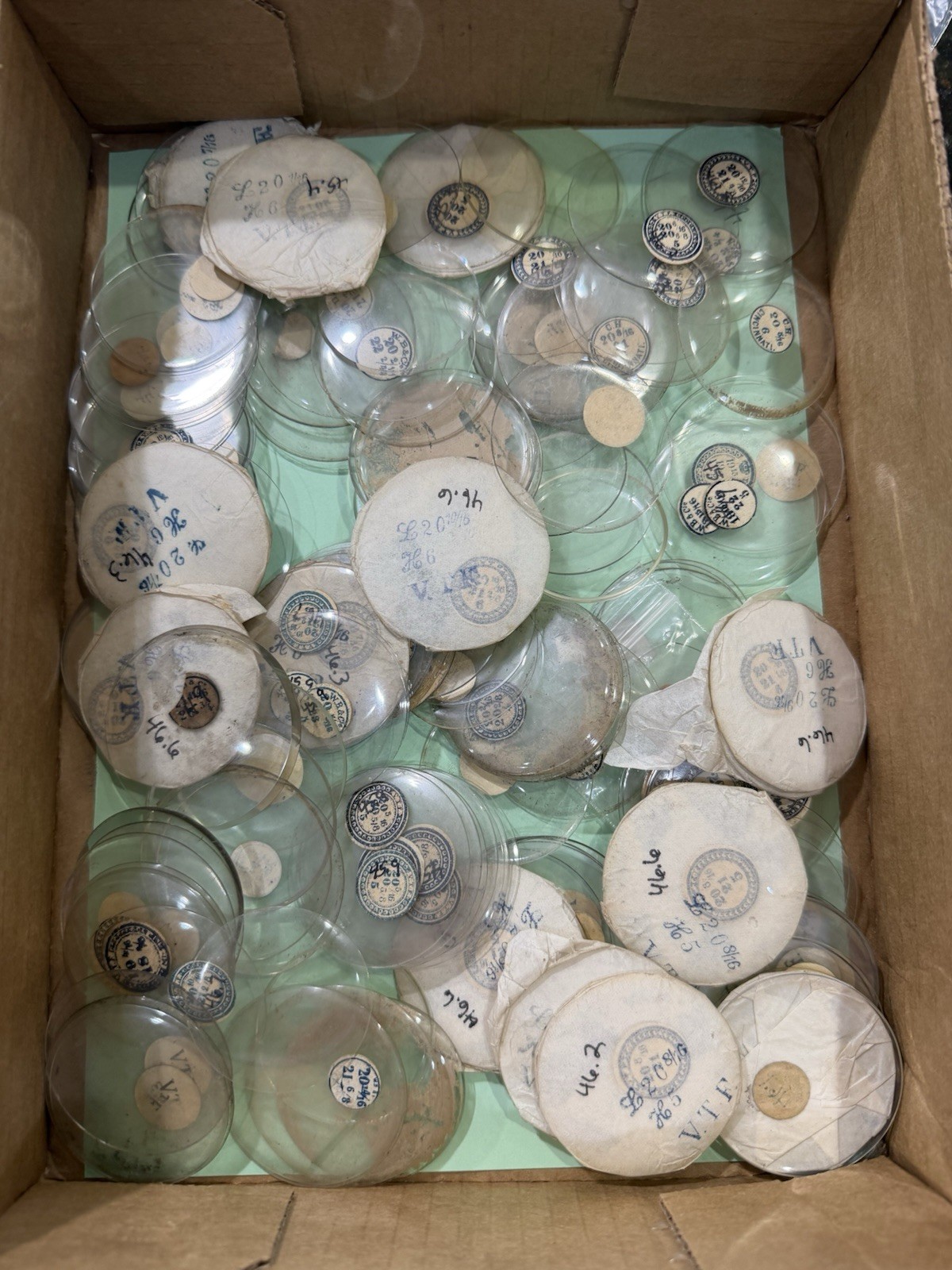 #1 HUGE LOT GLASS POCKET WATCH CRYSTALS HUNTING CASE & OPEN FACE PARTS