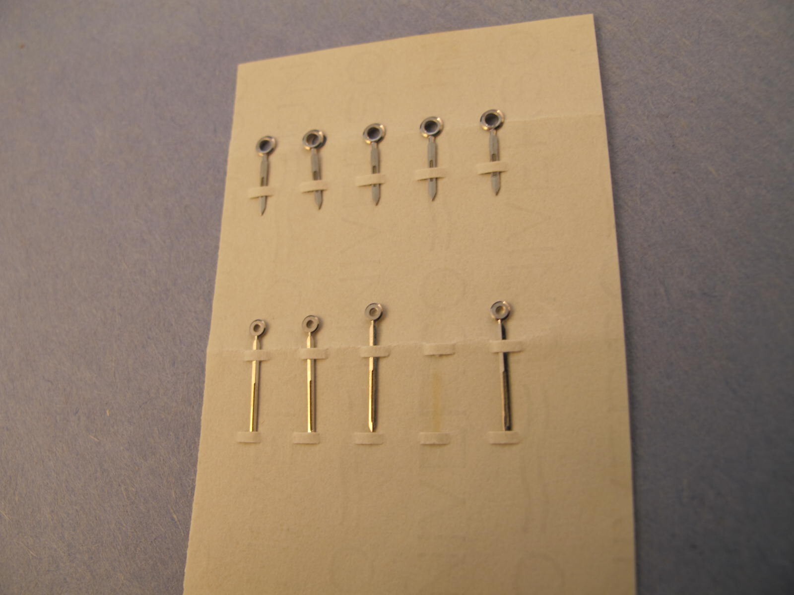 LECOULTRE NOS HAND SET MEMOVOX WHITE BATON WITH TRITIUM INSERTS 7.5/11MM #60