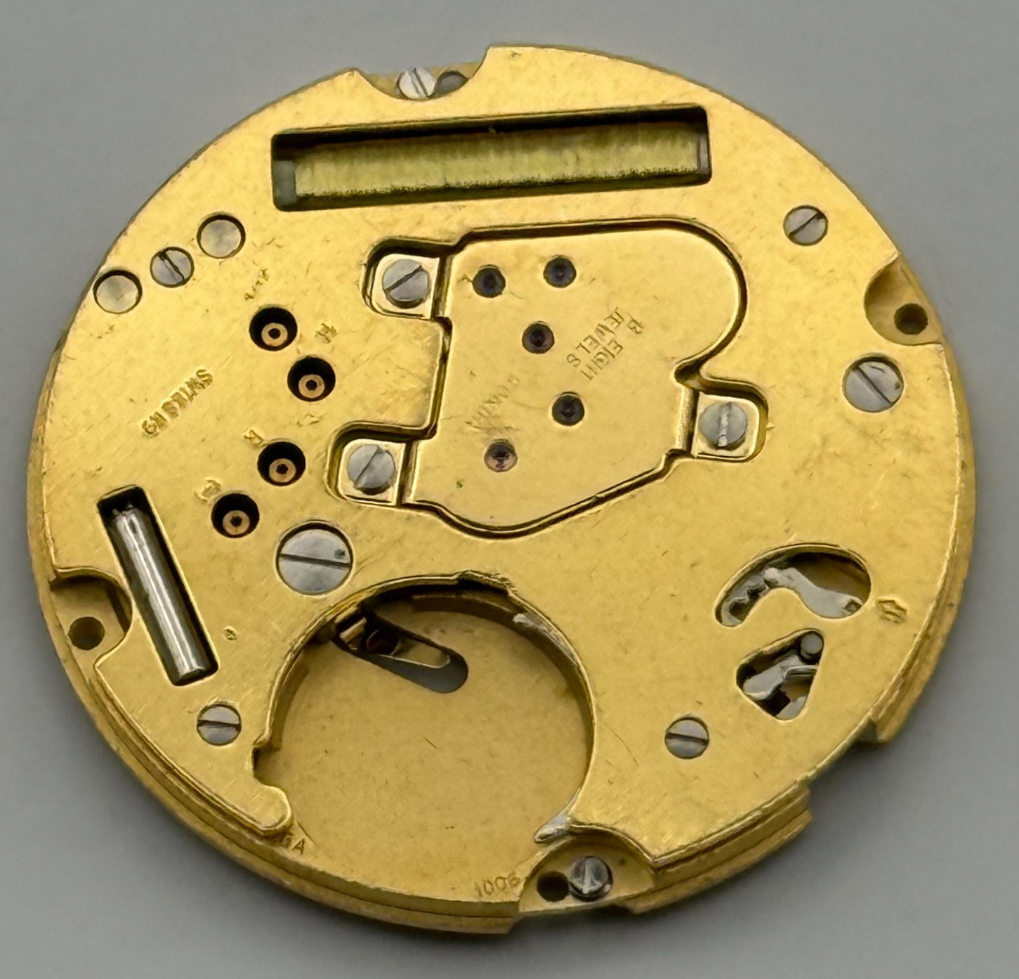 Ronda 1006 Watch Movement Quartz Swiss 8 Jewels Vintage Parts Repair 23.8mm