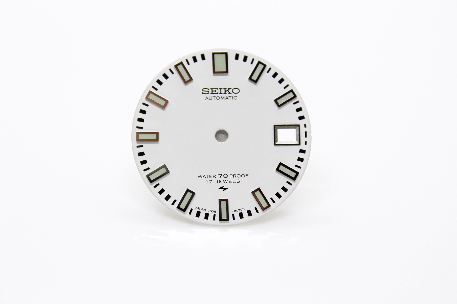 White Dial for Seiko diver 7005 8052 8050 Green Poor Man’s 62MAS Proof 17 Jewel
