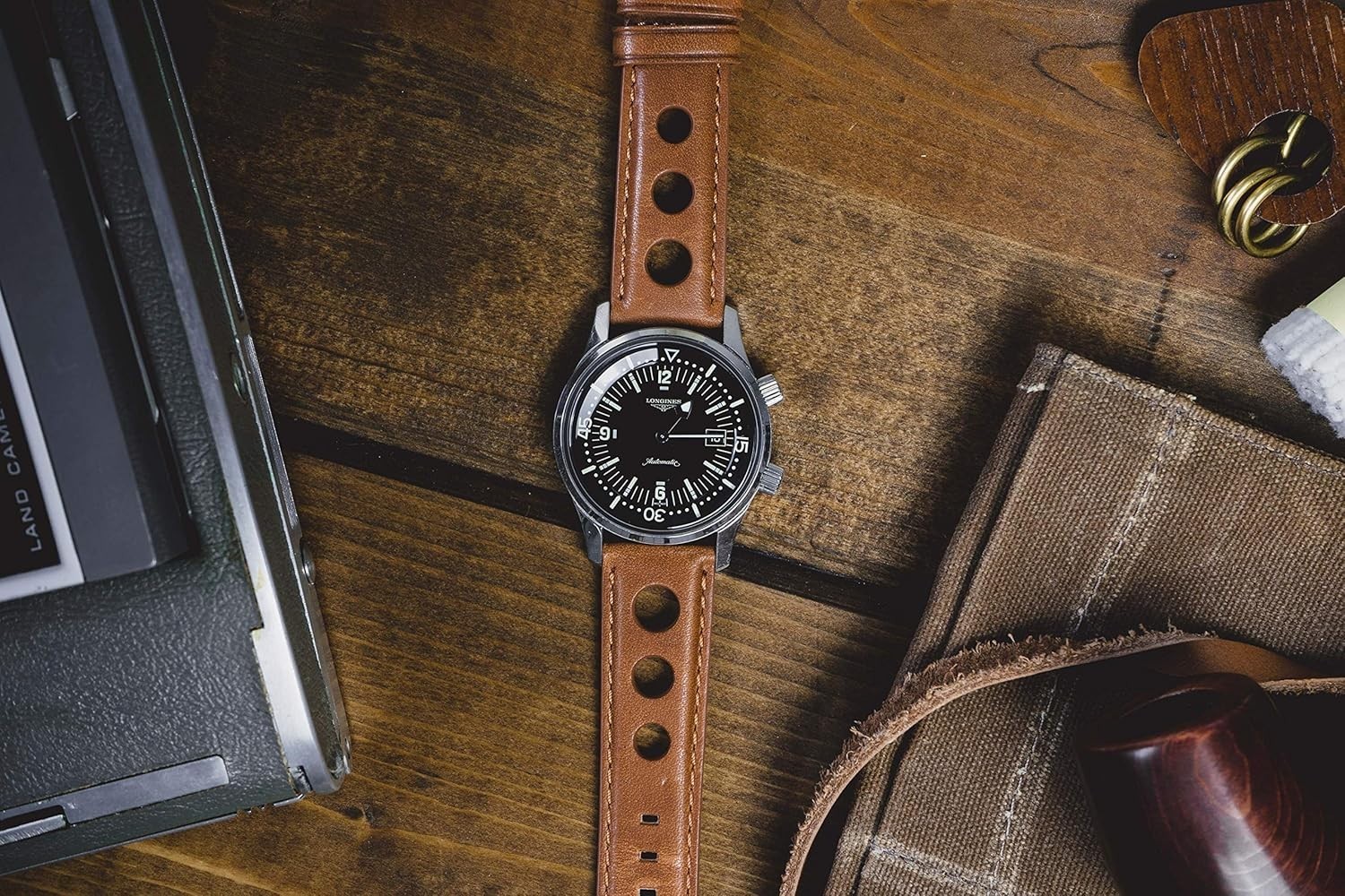 Barton Racing & Rally Horween Leather Straps with Integrated Quick Release Sp…