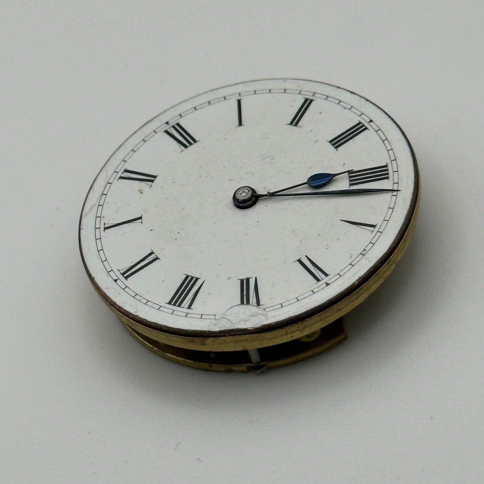 English Lever Pocket Watch Movement – Unidentified – Parts / Repair 35.7mm