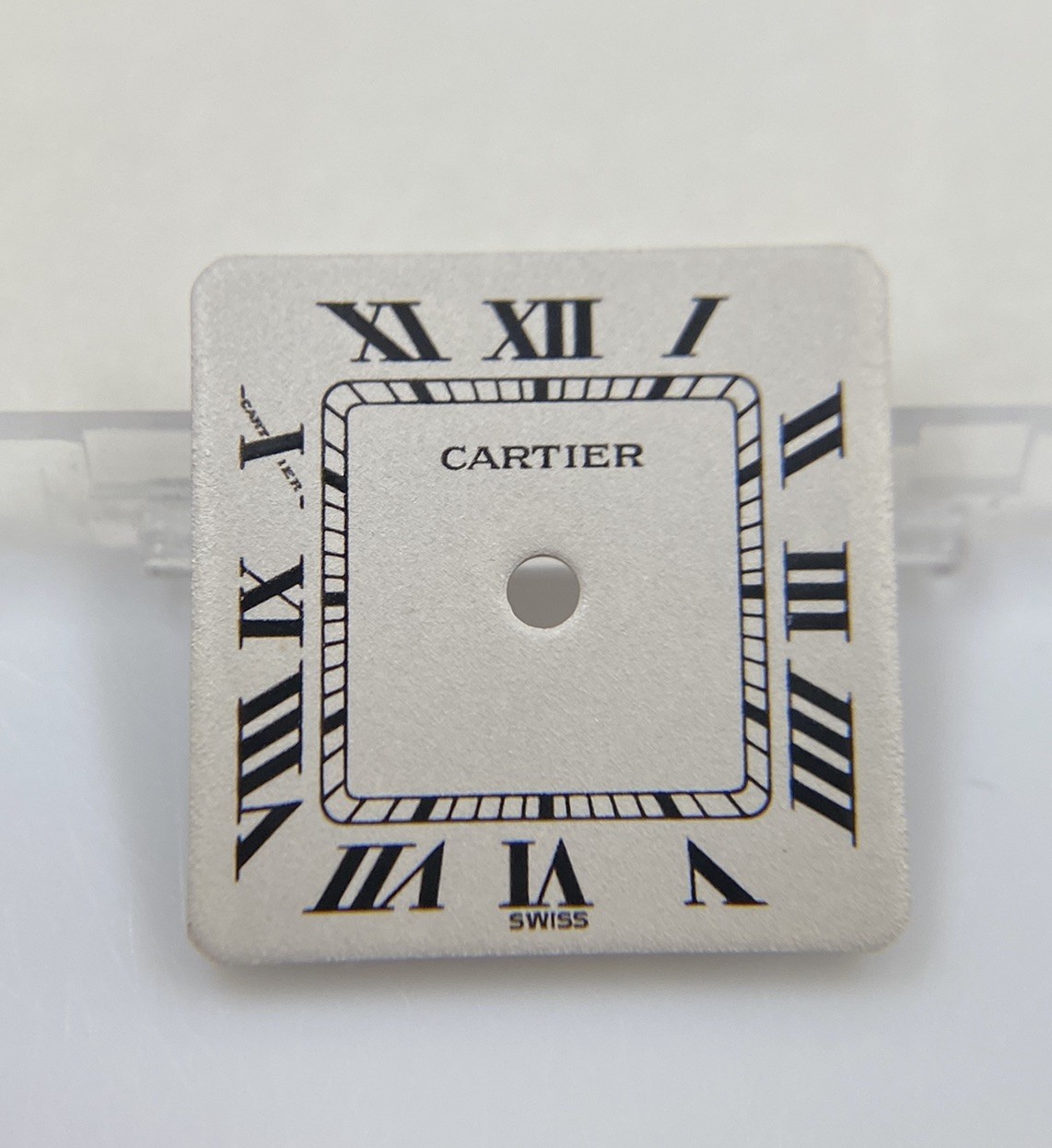 Original Cartier Santos Galbée WC20012C4 Cream Roman Ladies Cal 157Dial VA100012