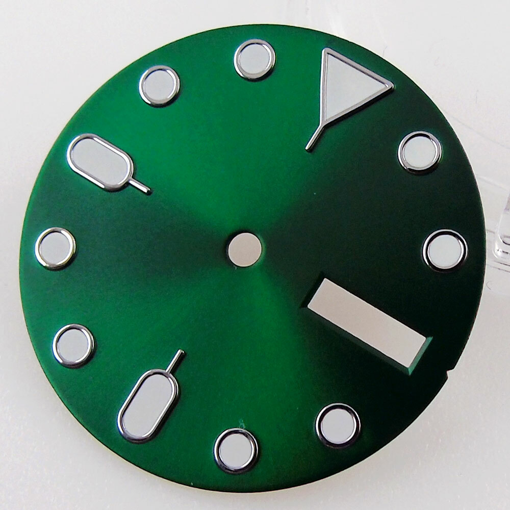 28.5mm Watch Dial Spare Parts Fit For NH36/NH36A Automatic Movement Luminous Day