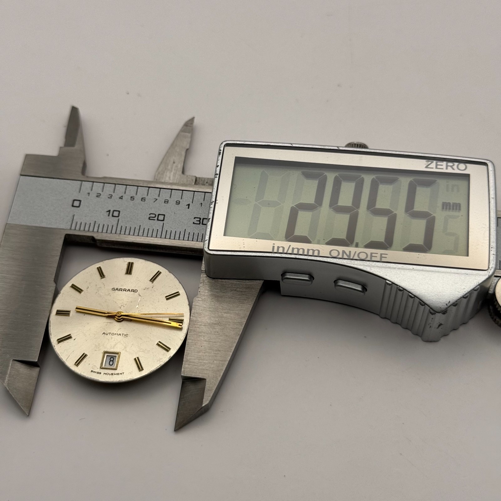 MSR S76-28 Watch Movement Garrard Automatic Vintage Swiss Parts Repair 25.9mm