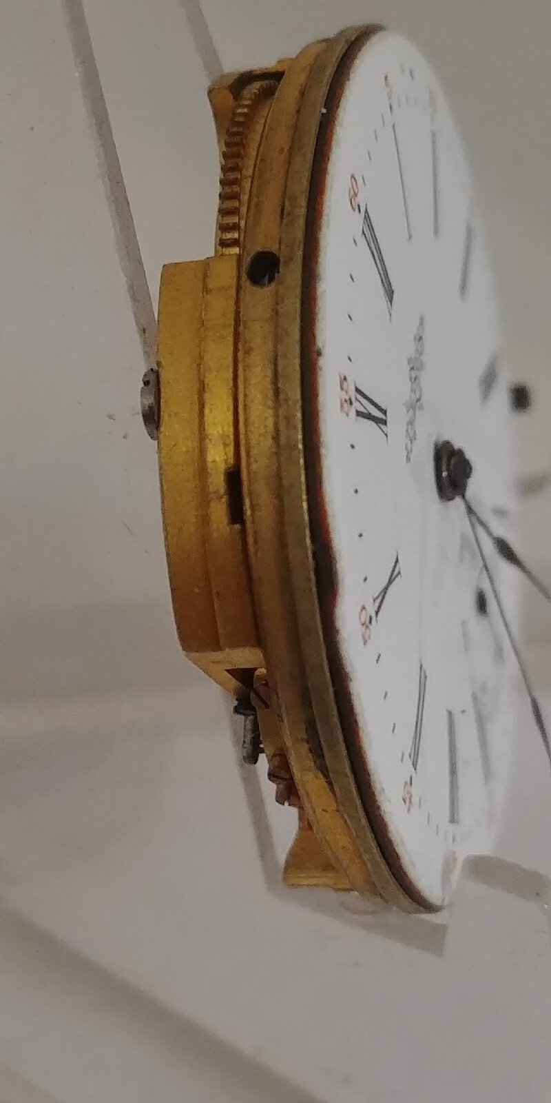 1890 Illinois Springfield Pocket Watch 6s Movement Running, for Parts or Repair.