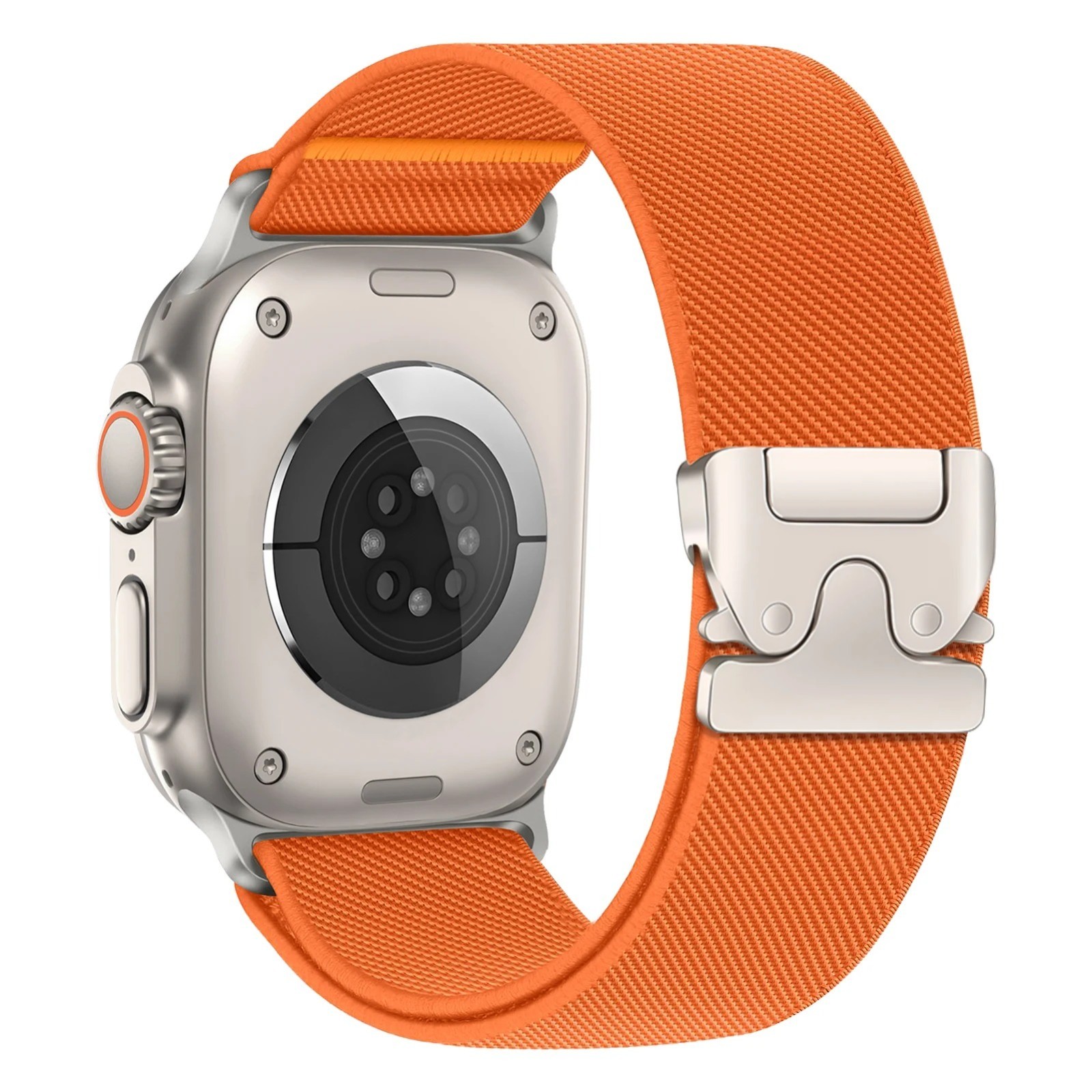 Nylon Strap For Apple Watch Ultra 2 Band 49mm Elastic Bracelet iWatch 10-1 SE