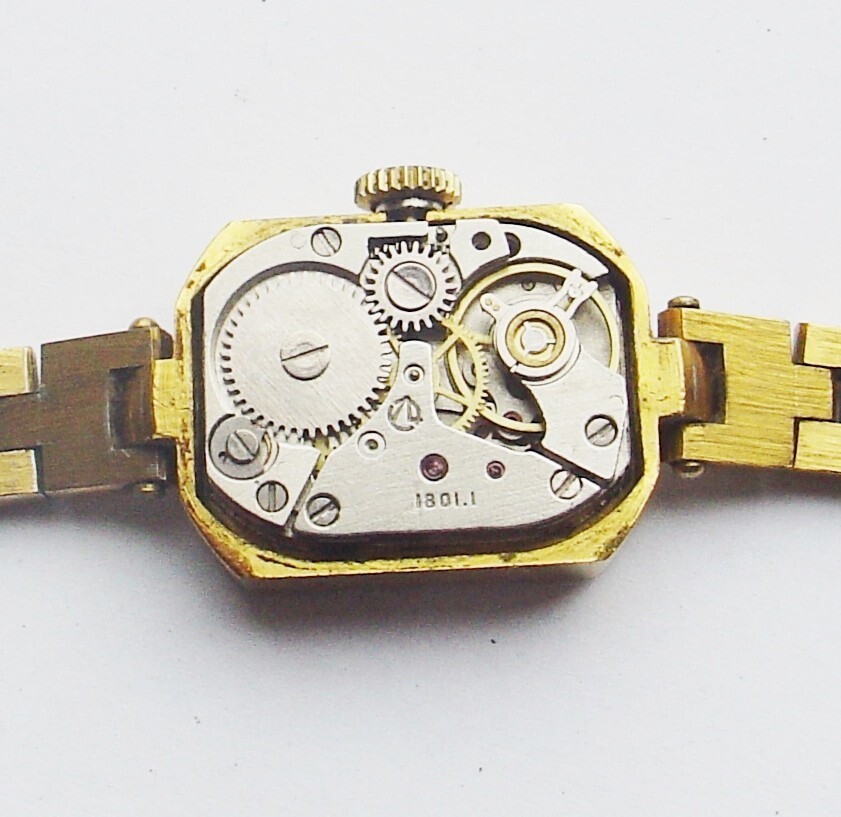 Serviced Ussr Soviet Russian Luch Jewel Womens Watch Mechanical Wrist Ladie