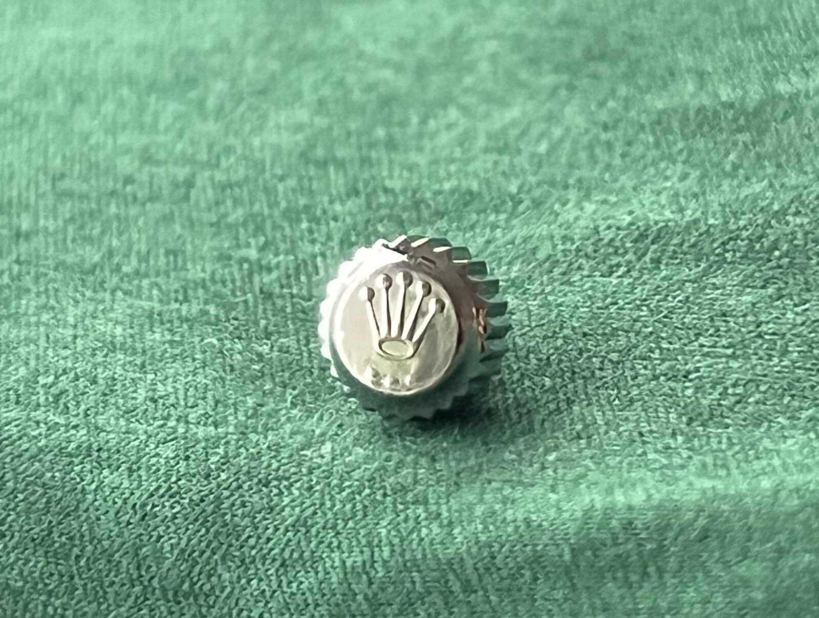 Genuine ROLEX 24-703-0 7mm Steel Watch Crown for Submariner – OC#765