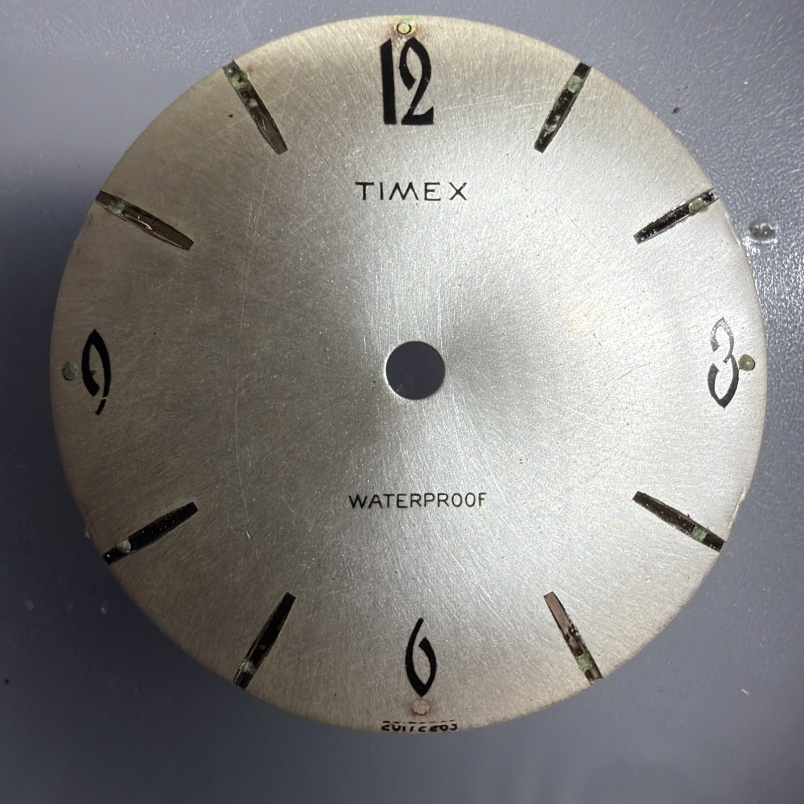Timex Marlin 1963 Vintage Men’s Silver Watch Dial 20172263 (Dial Only) 29mm