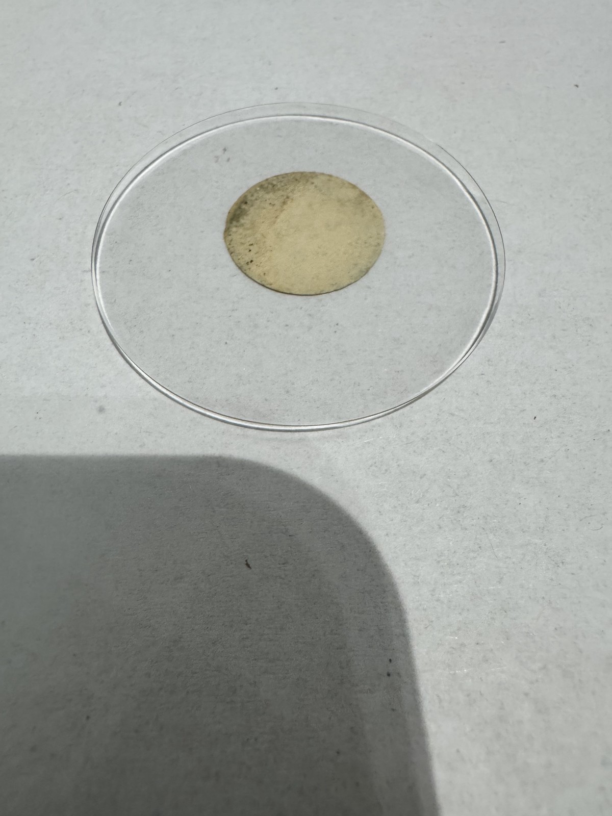 Vintage Unmarked Watch Replacement Crystal 39.49mm 17 9/16 15 1/8 7