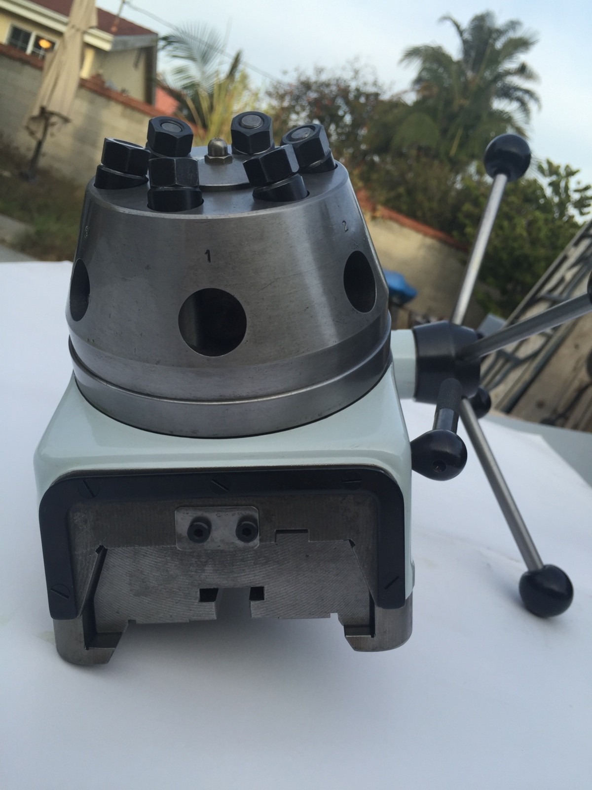 Schaublin 102 lathe Turret with star wheel