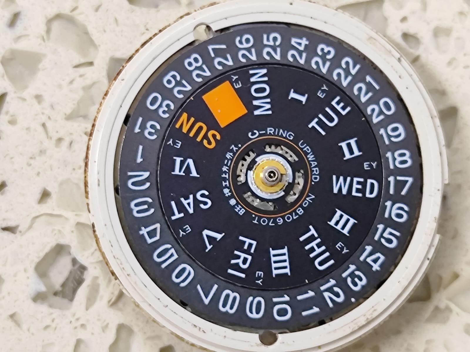 SEIKO 7546 Quartz Complete Movement Working used