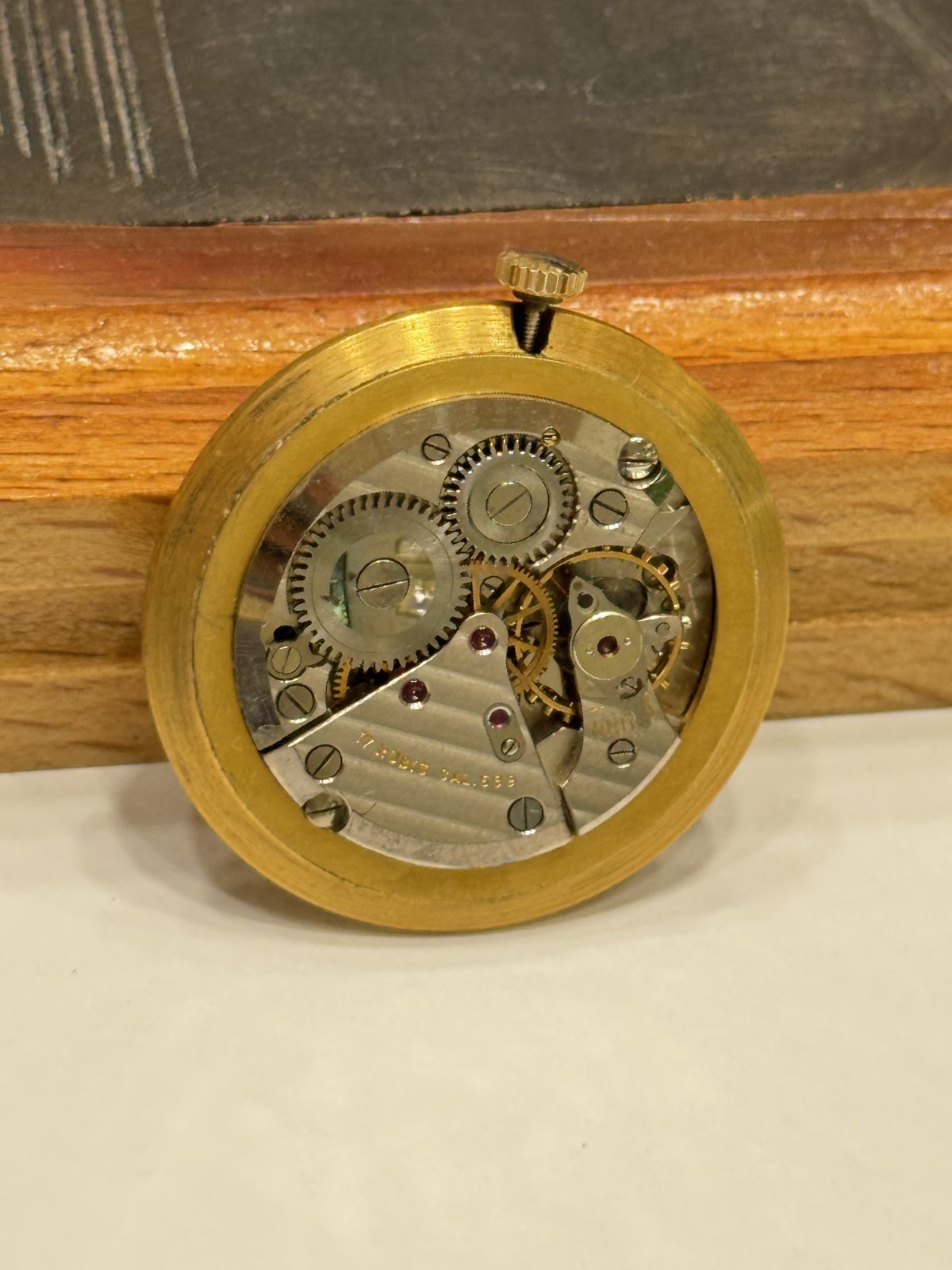 Perseo Movement & Dial Manual Cal.689 Swiss Made 17 Jewels Runing