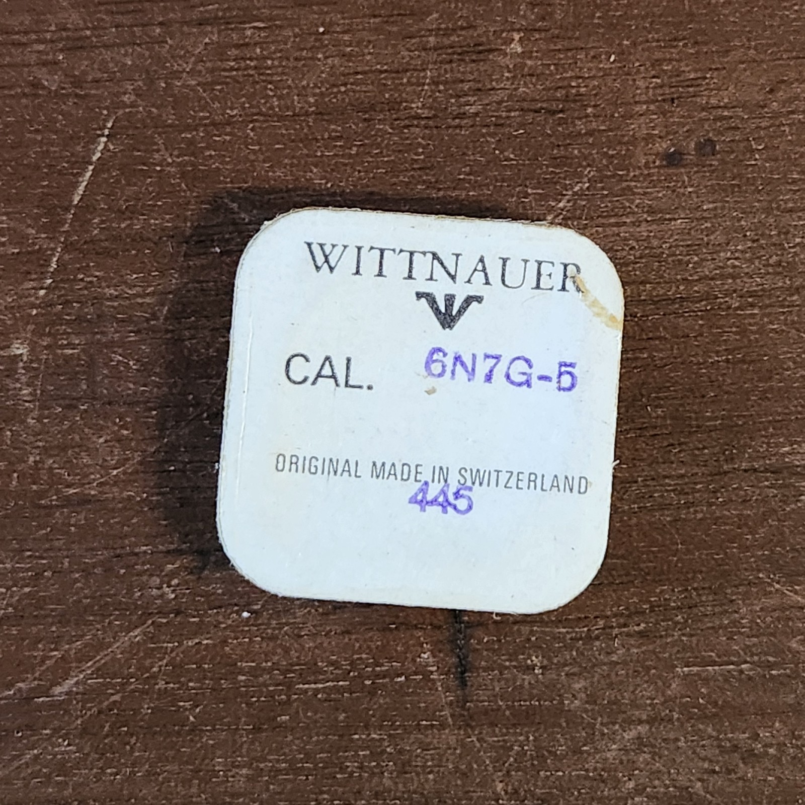Genuine NOS Wittnauer Part#445 Setting Lever Spring Cal.6N7G-5 Sealed