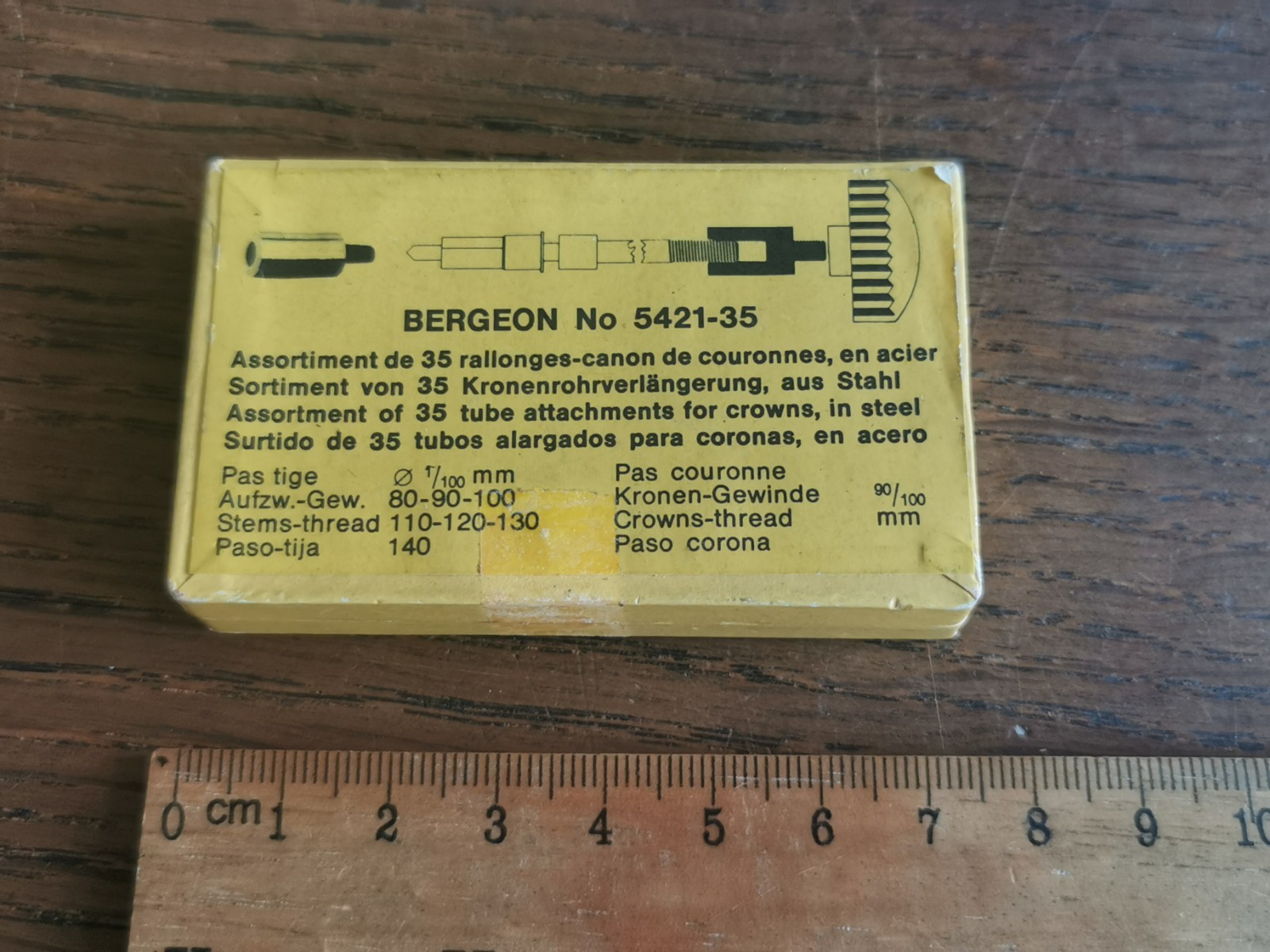 Bergeon 5421-35, Tube Attachments for Crowns, Watchmaker Parts #T351