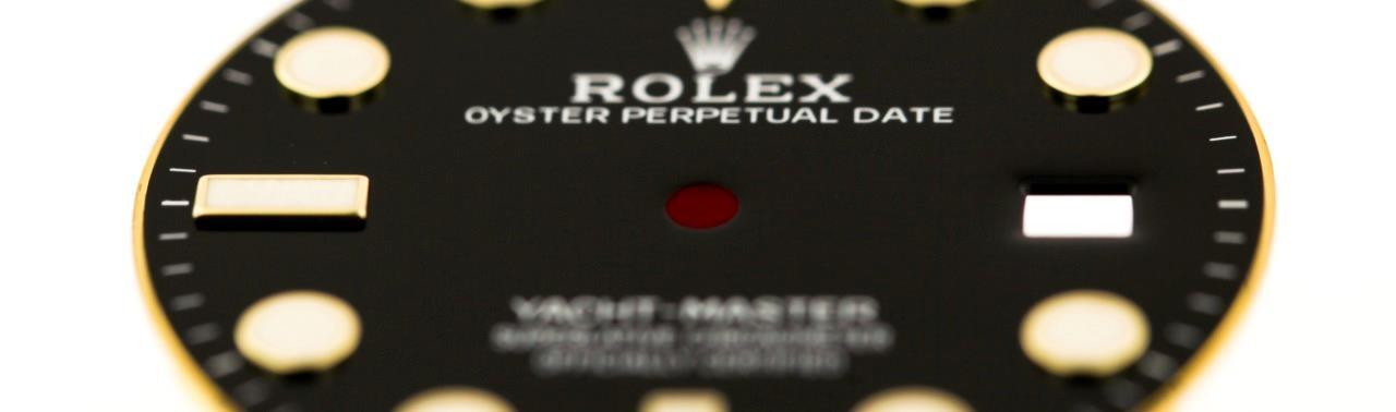 Original Men’s Rolex Yacht-Master 42mm Oysterflex 226658 Black Dial 18KY #B47