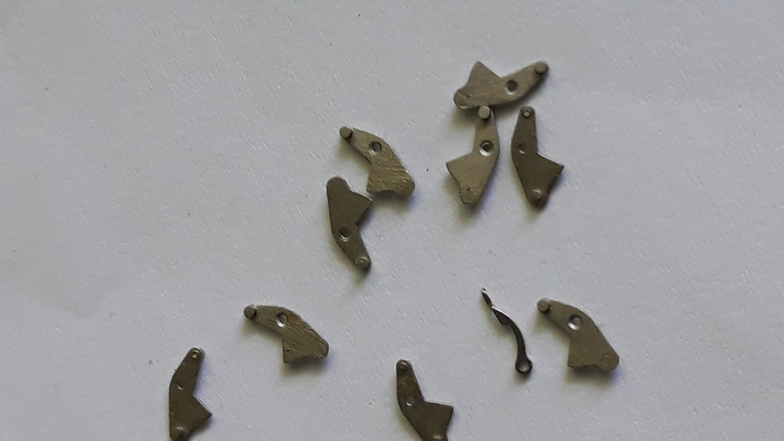 VINTAGE Lot NOS Original Molnija 3602A Setting lever 10pcs USSR watch parts