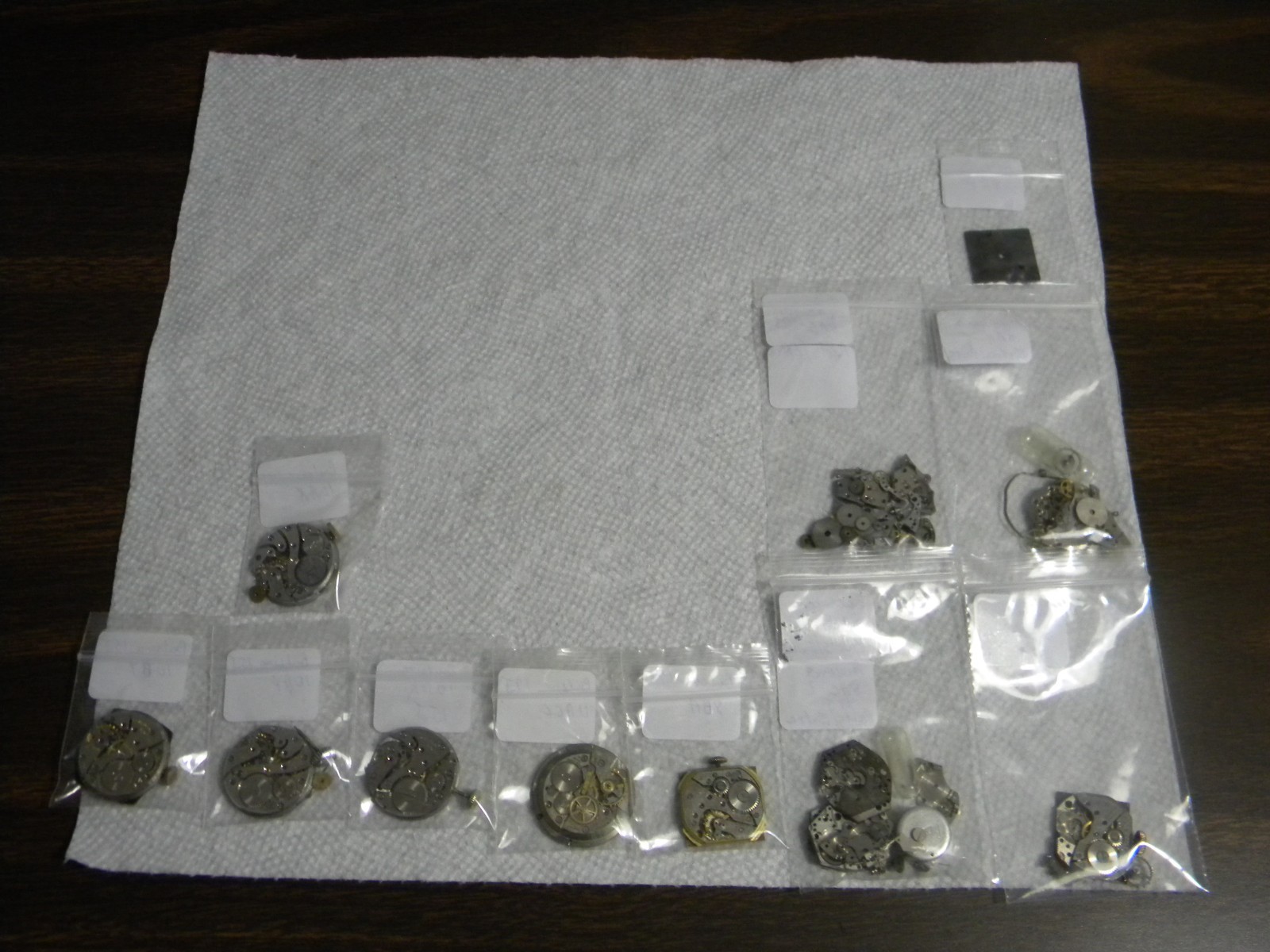 Lot Bulova Movements 10BT 10AX 10AK 11ACC 8BA 8AC 8AE 8AH & Partials for Parts