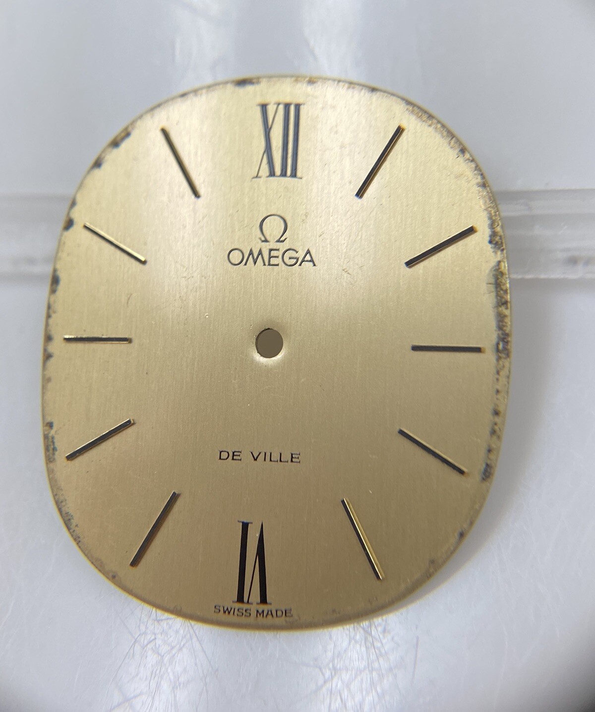 Original Omega De Ville Cal. 620 Gold Color 25.5mm X 28.5mm Dial