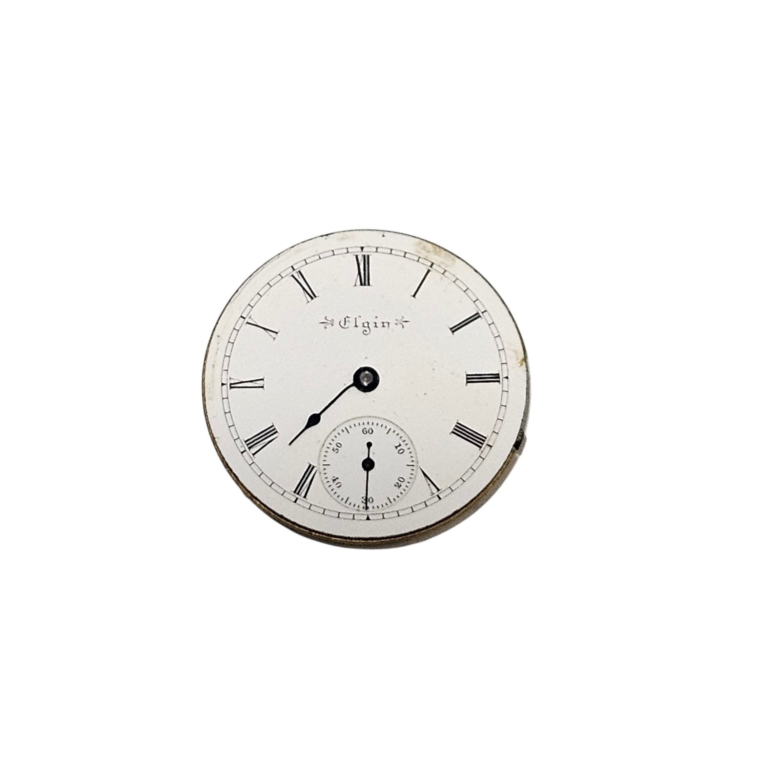 Antique 1899 Elgin Size 0s 7 Jewels Model 1 Pocket Watch Movement Grade 109