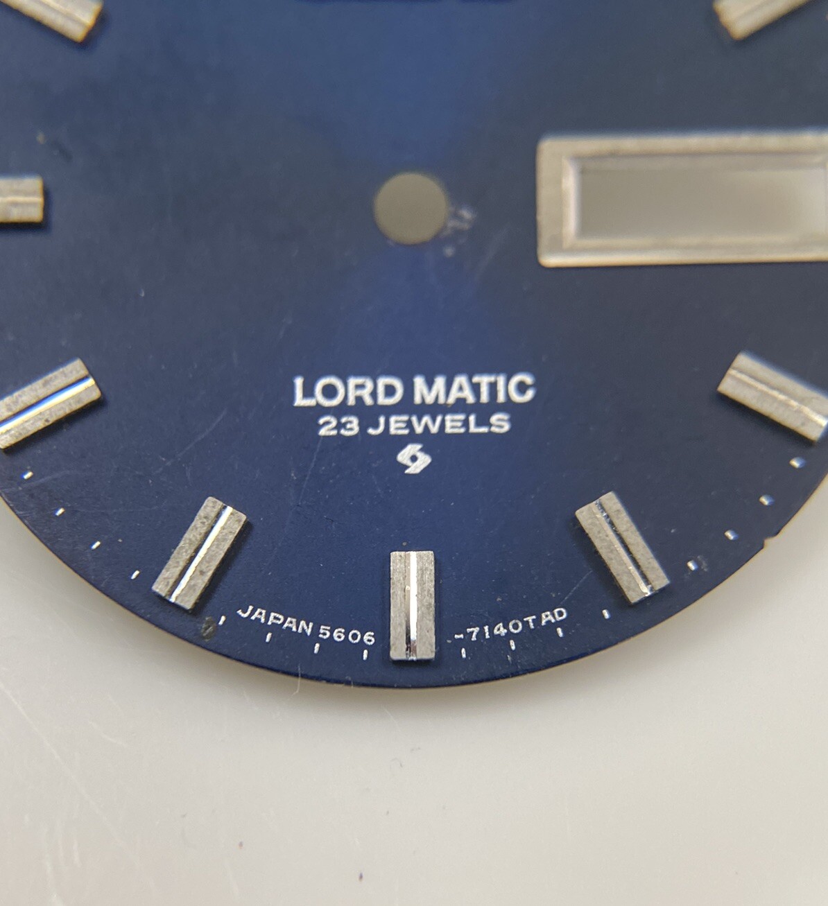 Original Seiko 5606-7140 Lord Matic Blue 27.5mm Dial