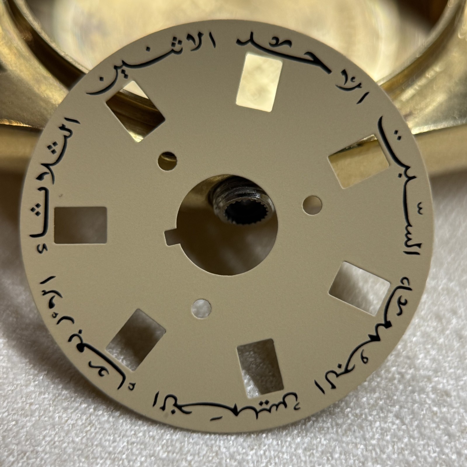 ARABIC CALENDAR DISCS FOR ROLEX PRESIDENT DAY DATE 1556 1807 1802 1803 CHAMPAGNE