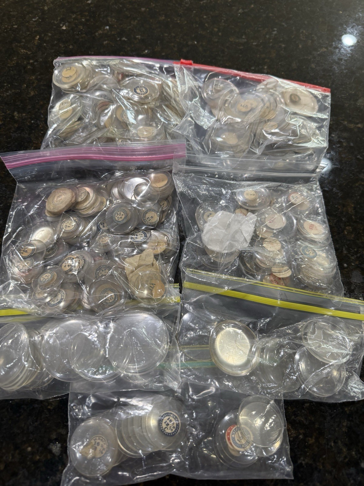 #2 HUGE LOT GLASS POCKET WATCH CRYSTALS HUNTING CASE & OPEN FACE PARTS