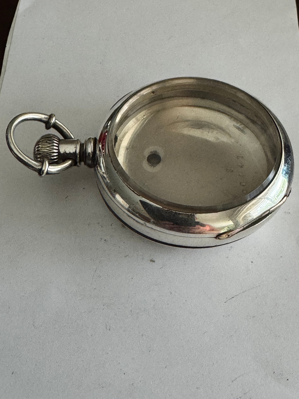 VINTAGE 18 SIZE FAHY’S NO.1 COIN SILVER POCKET WATCH CASE KEY WIND KEY SET