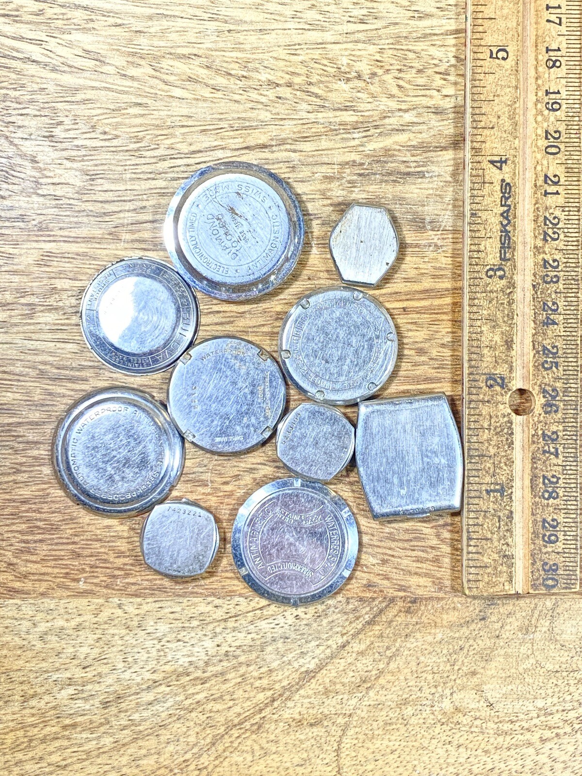 Assorted Lot Of Old Watch Case Parts (Lot Of 10) (KD1777)