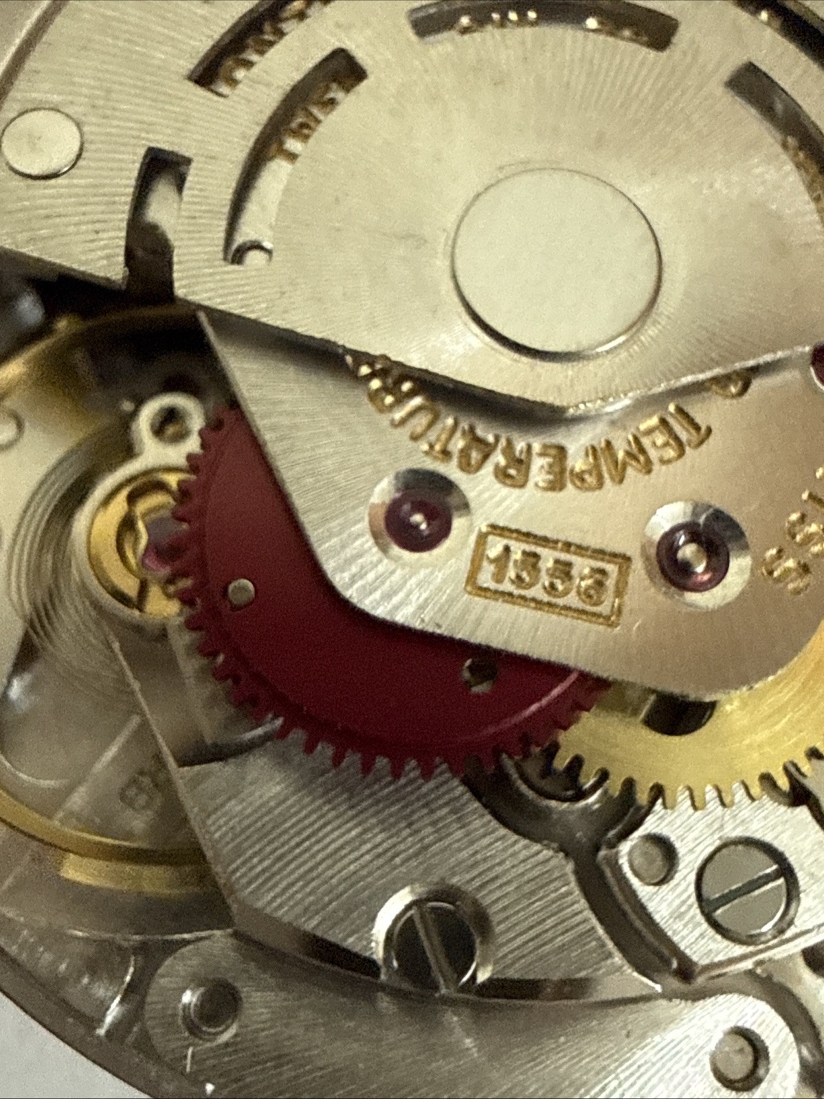 GENUINE Rolex 1556 Non Quick Set Complete Movement Perfect Working Condition
