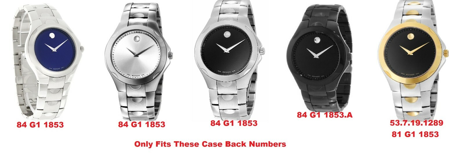 Movado Luno Sports Mens Watch Sapphire Crystal 84 G1 1853