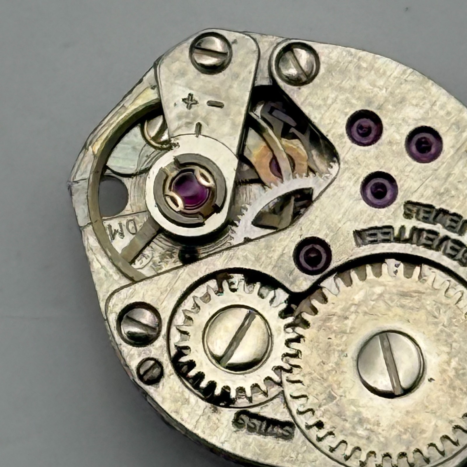 FHF 69-21 Watch Movement Tressa Swiss 17 Jewels Manual Wind Parts Repair 15.3mm