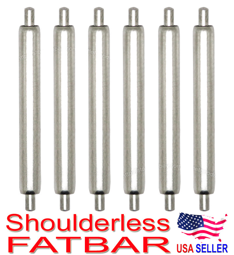 24mm / 1.2mm Shoulderless Spring Bar Seiko Kinetic TUNA 5M85-0AB0 SUN019 SUN065