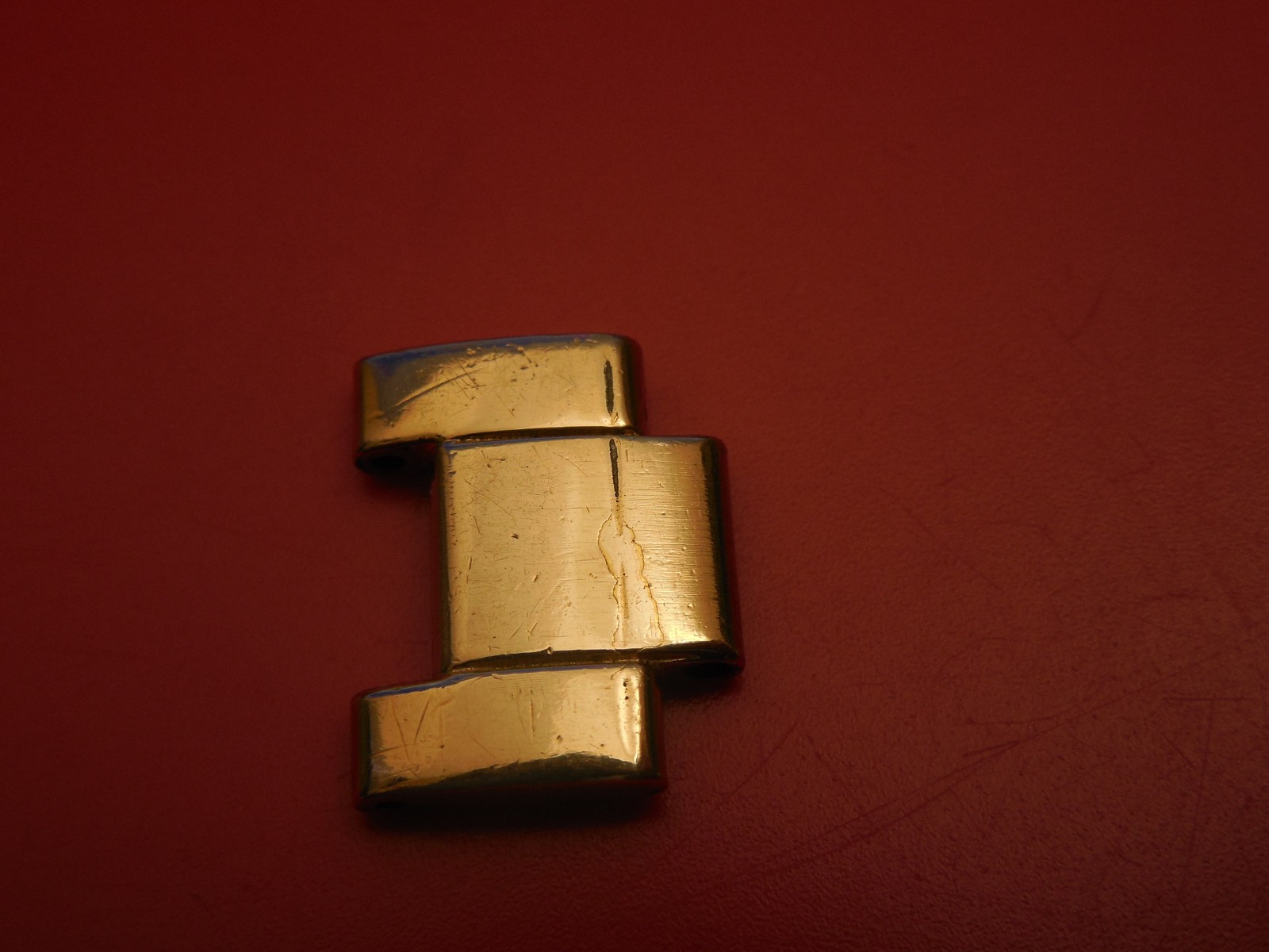ROLEX 18K GOLD ELECTROPLATED 15MM LINK 19MM 78351 OYSTER BAND BRACELET STRAP