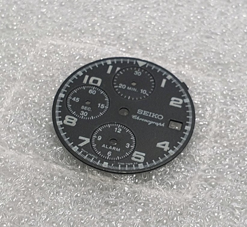 Seiko Chronograph 7T92-0BL0 Watch Dial Part Genuine Seiko Dial Part