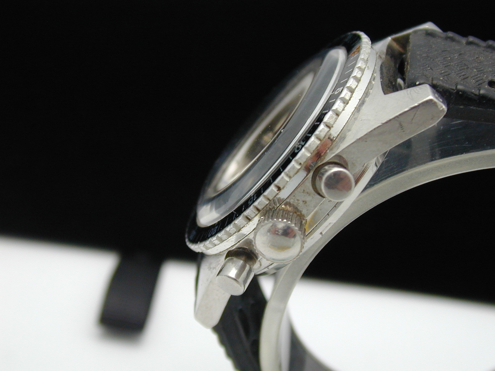 SOLAR VINTAGE 1960S SCREW DOWN CROWN DIVER CHRONOGRAPH VALJOUX 7733
