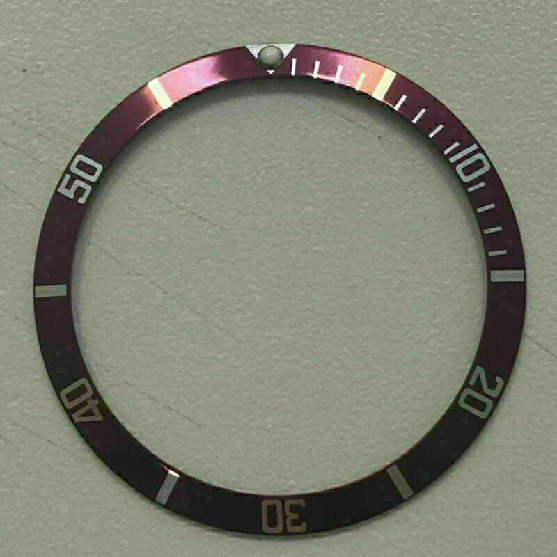36.5MM Vintage Watch Bezel Insert Ring Aluminum Watch Ring for Wristwatch Kits